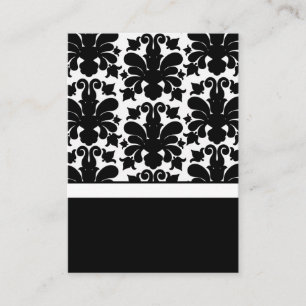 Black & White Wedding Invitation Card Inserts
