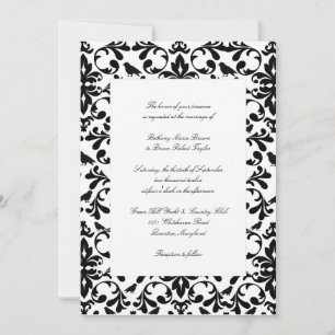 Black & White Wedding Invitations
