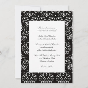 Black & White Wedding Invitations