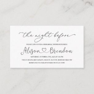 Black White Welcome to the Night Before Enclosure