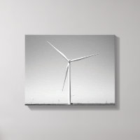 Black & White Wind Turbine in Oklahoma 11x14