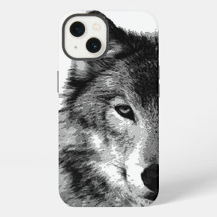 Black White Wolf Eye Tough Xtreme iPhone 6 Case