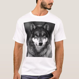 Black & White Wolf T-Shirt