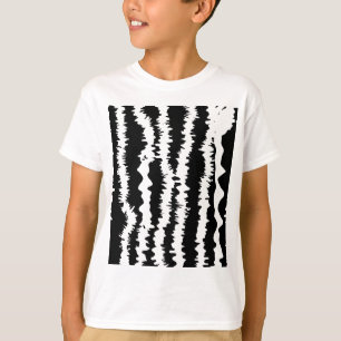 Black & White Zebra Design T-Shirt