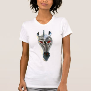 Black/white zebra mask T-Shirt
