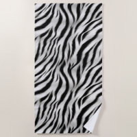 Black White Zebra Print Animal
