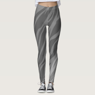 Black & White Zebra Print Leggings
