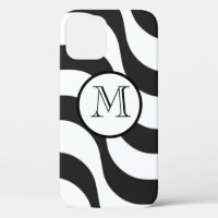 black + white zebra stripe pattern modern