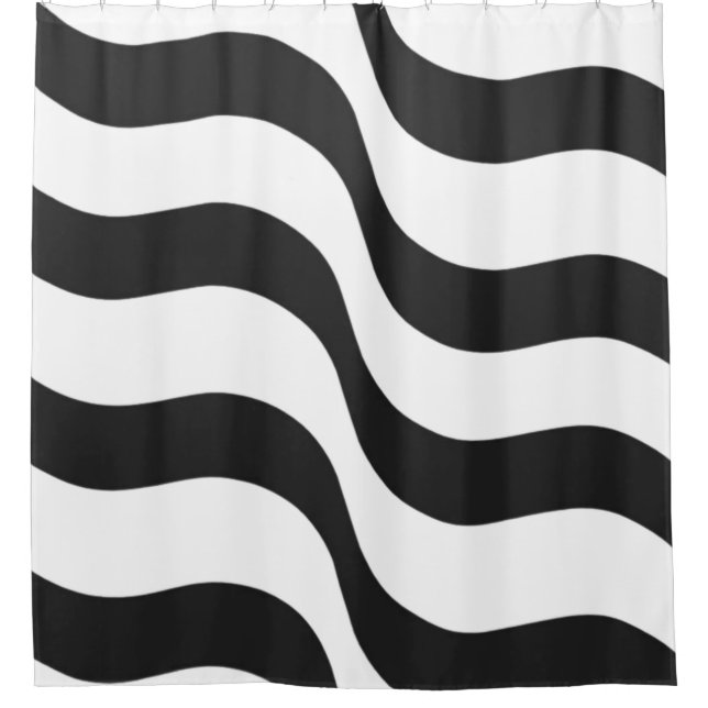 black + white zebra stripe pattern modern  pillow (Front)