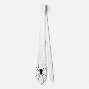 Black Widow design Tie
