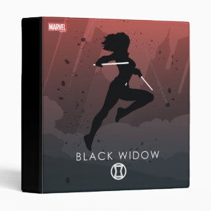 Black Widow Heroic Silhouette Binder