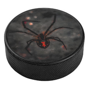 Black Widow Hockey Puck