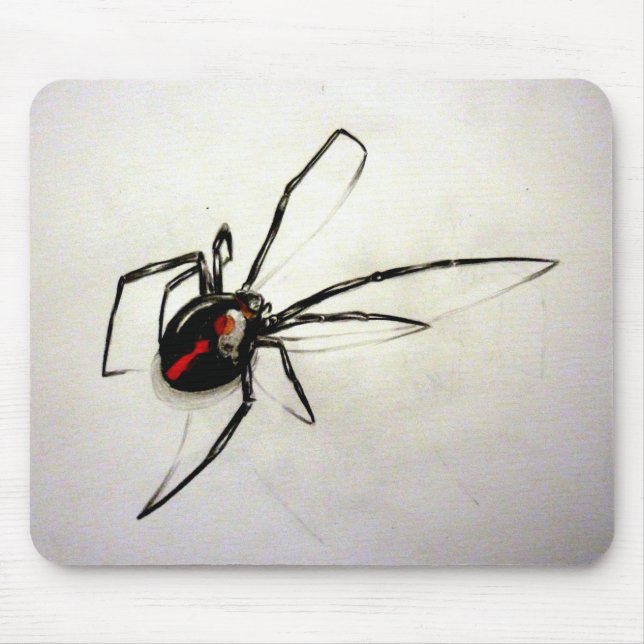 Black widow mouse pad (Front)