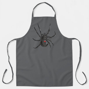 Black Widow Spider Dessin original tablier