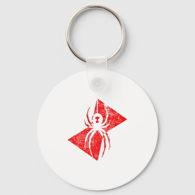 Black Widow Spider Gift _1  Keychain (Front)