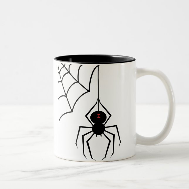 Black Widow Spider mug (Right)