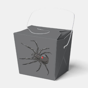 Black Widow Spider Original Drawing Art  Favor Box