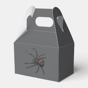 Black Widow Spider Original Drawing Art  Favor Box