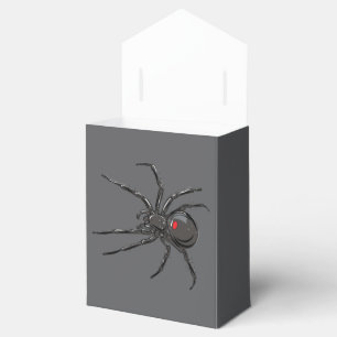 Black Widow Spider Original Drawing Art Favor Box