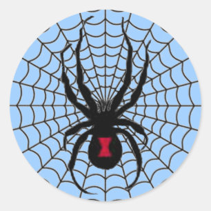 Black Widow Spider Sticker