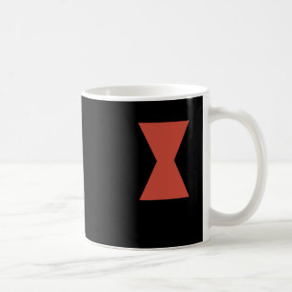 Black Widow Spider Sticker  Coffee Mug