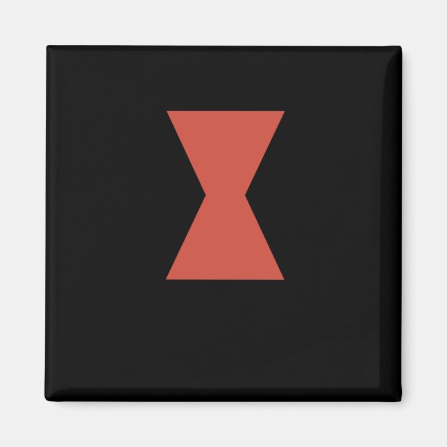 Black Widow Spider Sticker  Magnet (Front)