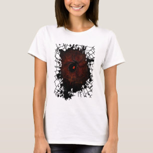 Black Widow Spider Web Gothic Dark Edgy Everyday T-Shirt