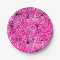 Black Widow Spider Web Pink