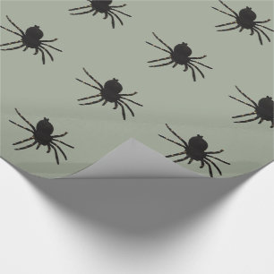 Black Widow Spider Wrapping Paper