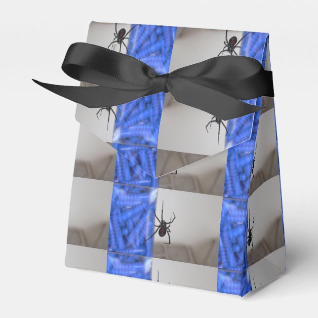 Black Widow Spiders Favor Box (Front Side)