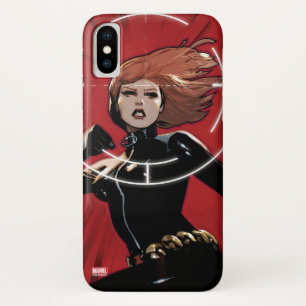 Black Widow Targeted iPhone X Case