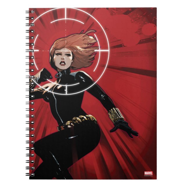Black Widow Targeted Notebook (Front)