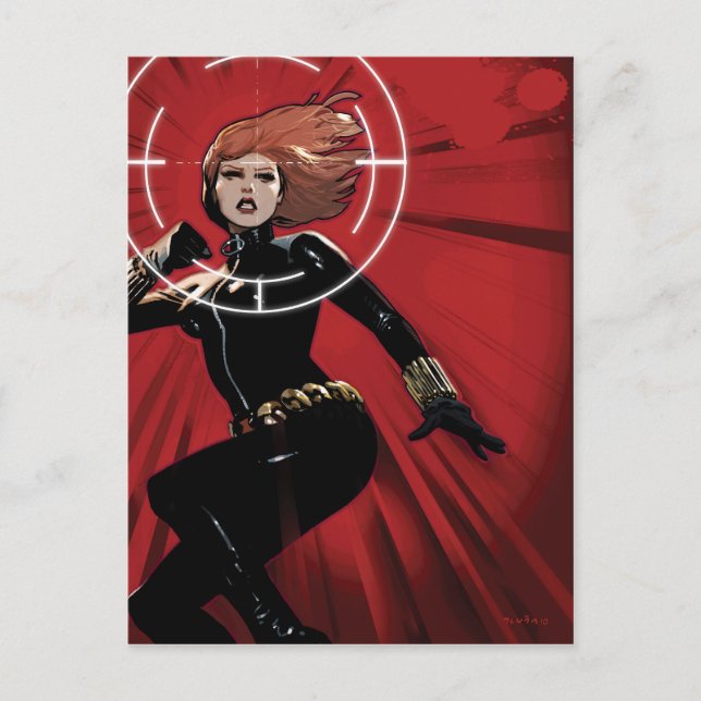 Black Widow Targeted Postcard (Front)