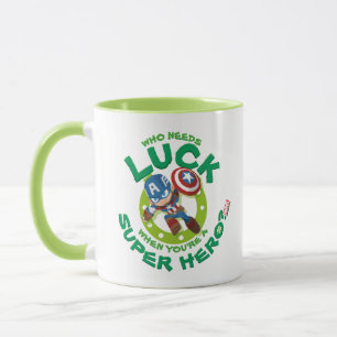 Black Widow "Who Needs Luck" Mug