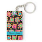 Black with Colourful Quilt Blocks & Personalized