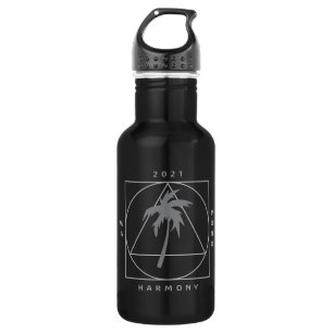 Black with grey logo Water Bottle