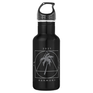 Black with grey logo Water Bottle