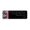 Black with Pink Passion Damask