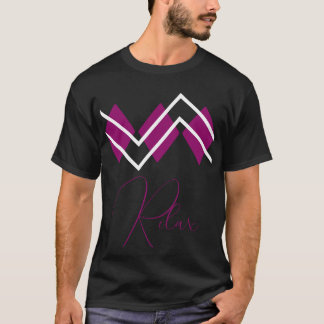 Black with relax colours T-Shirt