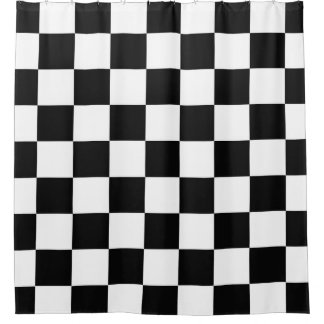 Black With White Chequerboard