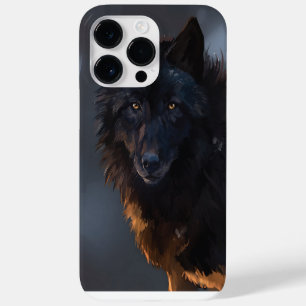 black wolf Case-Mate iPhone 14 pro max case