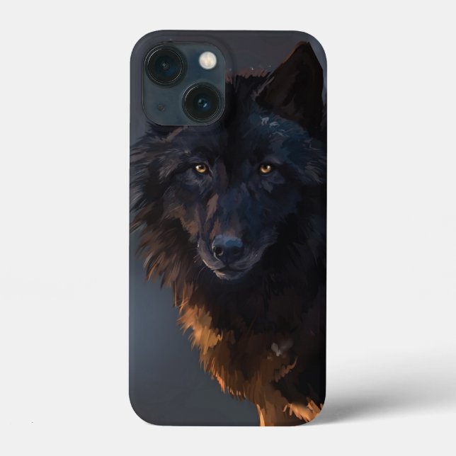 Black wolf Case-Mate iPhone case (Back)