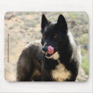 Black Wolf Mousepad