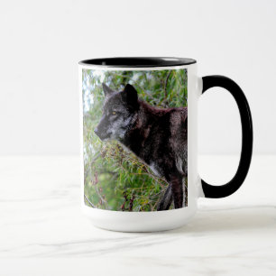 Black Wolf Mug
