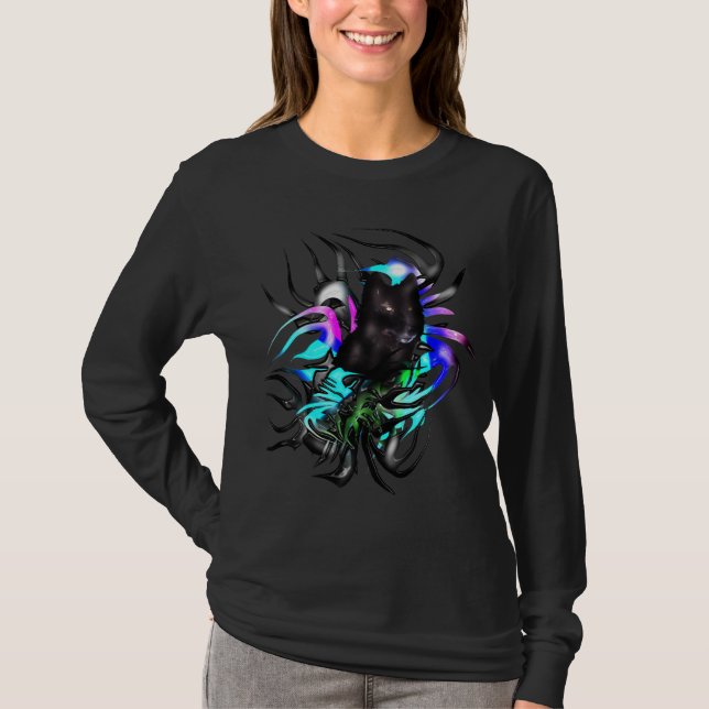 Black Wolf T-Shirt (Front)