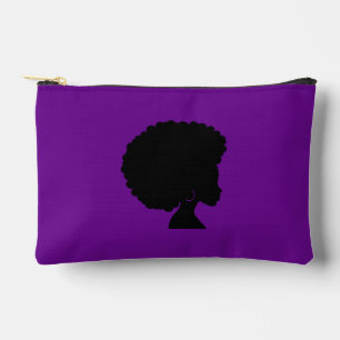 Black Woman Accessory Pouch