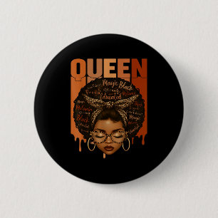 Black Woman Educated Strong Black History Month Gi 2 Inch Round Button