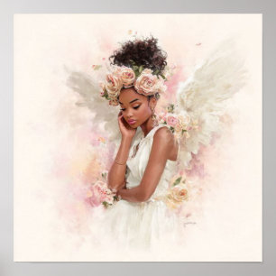 Black Woman Empowerment Art Poster