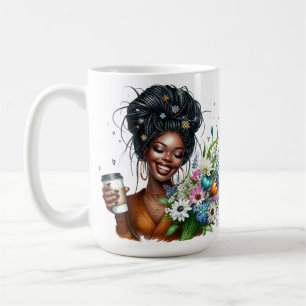 Black woman melanin sista African American women Coffee Mug