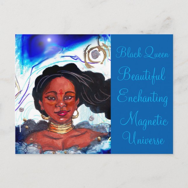 Black Woman Postcard (Front)